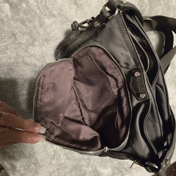 MZ WALLACE GREY Women's Bag WITH BOTH STRAPS AND MATCHING WALLET WITH STRAP - Picture 6 of 7